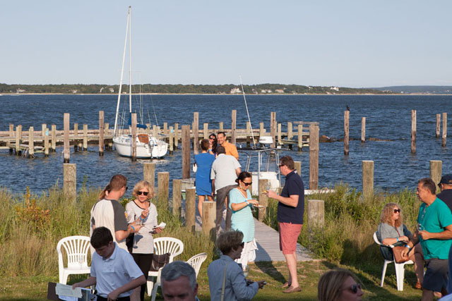 A beautiful evening at the waterfront.