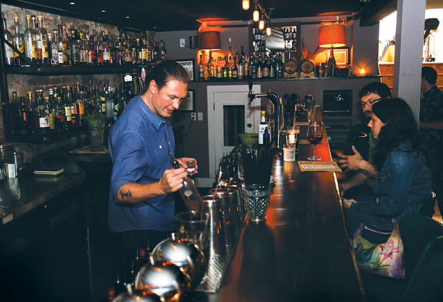 KRYSTEN MASSA PHOTOBartender Evan Bucholz at Brix and Rye