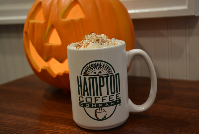 For a taste of fall try Hampton Coffee Company's new pumpkin spice chai latte (Credit: Monique Singh-Roy)
