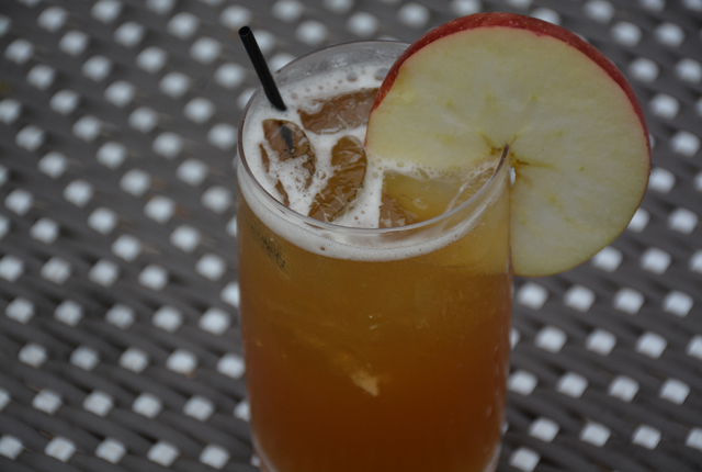 Touch of Venice's Harvest Cocktail includes Wickham's apple cider (Credit: Monique Singh-Roy)
