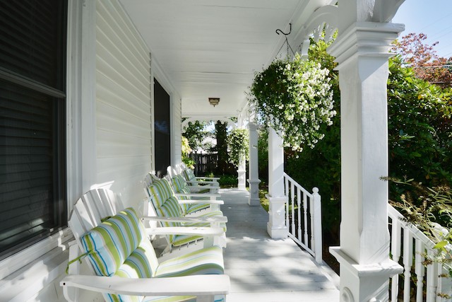 The front porch. (Credit: Douglas Elliman)