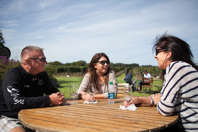 Paumanok Vineyards wine tasting