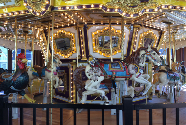 The carousel at the Shoppes at East Wind in Wading River is now open (Credit: Monique Singh-Roy)