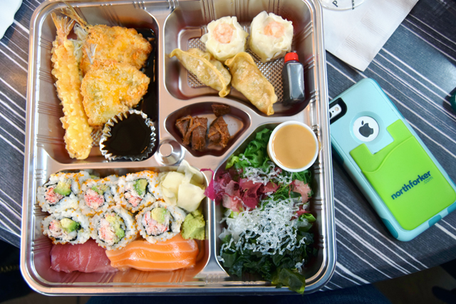 A Stirling Sake bento box.