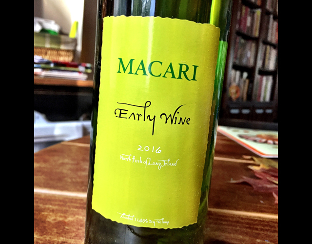Macari Vineyards 2016 Early Wine