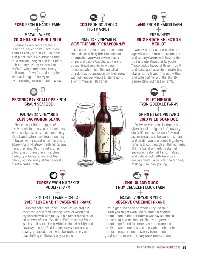 Pairing Long Island Wine