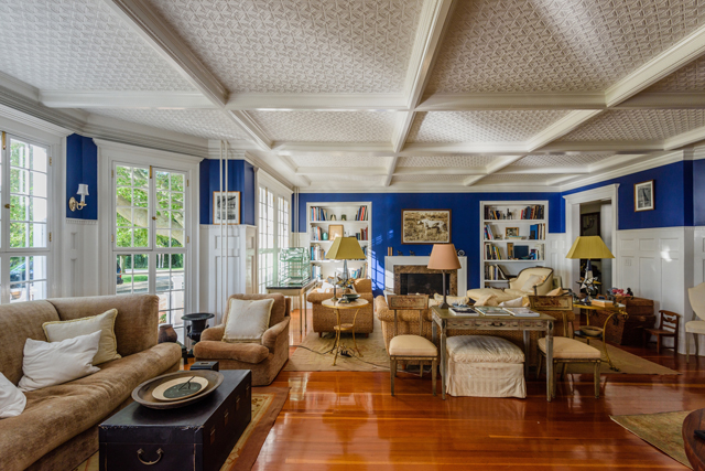 The home offers ample space for entertaining.