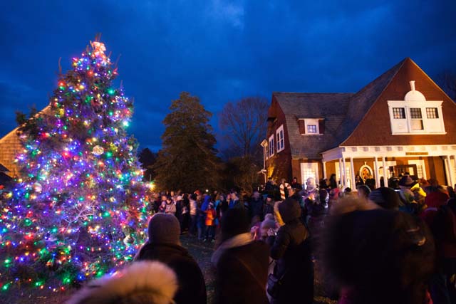 North Fork Christmas tree lighting