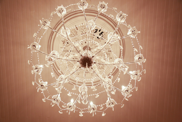 The opera house features 10 chandeliers. (Credit: Krysten Massa)