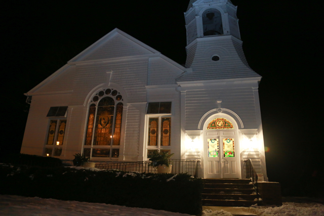 The opera house is located on Main Road in Southold. (Credit: Krysten Massa)