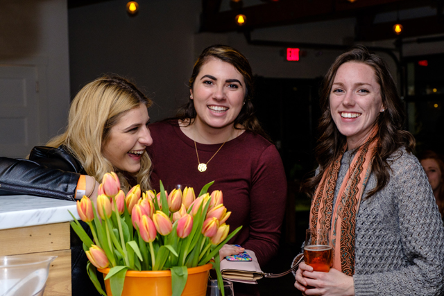 Times Review Media Group reporters Krysten Massa, Nicole Smith and Kelly Zegers.