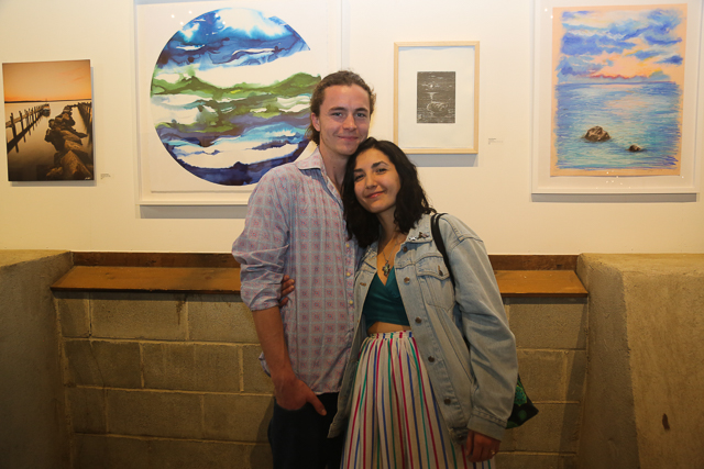 Sam Bracken and Ria Anasagasti.