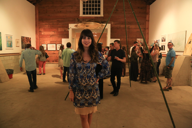 Kara Hoblin, the curator of the exhibition.